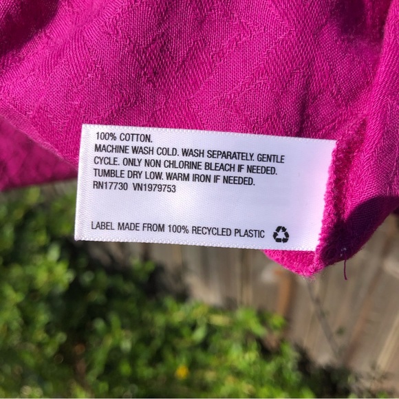 Knox Rose Fuchsia Purpo Puff Sleeve Top S - Picture 4 of 6